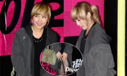 Nicole (Kara) "bẽn lẽn" vì diện váy quá ngắn