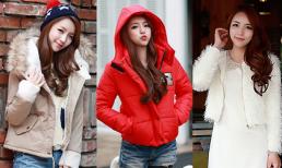 Áo khoác ngắn "kéo dài" chiều cao cho bạn gái