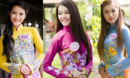 Ngắm dàn thí sinh Miss Photo bay bổng với áo dài