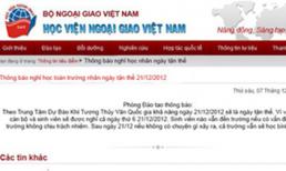 Hốt hoảng SV được nghỉ học "ngày tận thế"