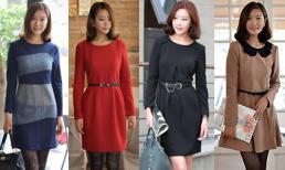Hút ánh nhìn đồng nghiệp với váy liền thanh lịch