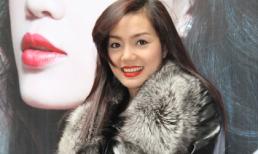 Ngọc Anh "khoác lông chồn" đến mừng học trò Hà Hoài Thu