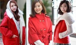 Nổi bật và cá tính cùng sắc đỏ đón Giáng sinh