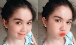 Ngọc Trinh post ảnh tự sướng đáng yêu khoe fans Facebook