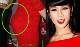 Diệp Lâm Anh lộ vòng ba “lồi lõm” vì độn quá trớn?