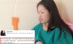 Quế Vân bất ngờ nhập viện với nét mặt tiều tuỵ