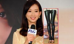 Lâm Chí Linh lộ chân cong veo vì quần da bó