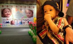 Jacky tròn 1 tuổi, Ngô Kiến Huy khoe hình con trên Facebook 