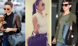 Thanh Hằng đụng túi Givenchy sành điệu với loạt mỹ nhân Hollywood
