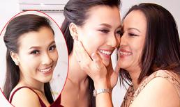 Á hậu Miss Photo Hoàng Oanh lần đầu ra mắt mẹ trong tiệc cảm ơn