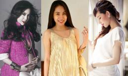 Những bà bầu sành điệu của showbiz Việt 2012