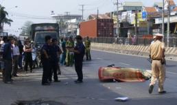 Nghi án cô gái bị “đẩy” ngã vào gầm xe tải tử vong