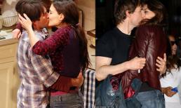Katie Holmes hôn trai thắm thiết hơn hôn chồng cũ