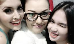 Ngọc Trinh đọ da trắng muốt cùng Hồng Quế, Andrea