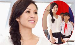 Hoa hậu Michelle Nguyễn tích cực làm từ thiện