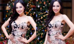 Mai Phương Thúy diện đầm xẻ cao vút