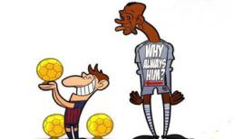 Biếm họa về Balotelli và Messi: Tại sao luôn là anh ta?