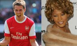 Sốc: Whitney Houston chết vì Aaron Ramsey ghi bàn? 
