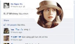 Sao Việt chia sẻ sự xót thương trước cái chết của Whitney Houston