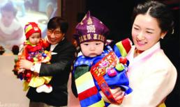 "Nàng Dae Jang Geum" tiết lộ ảnh cặp con sinh đôi 