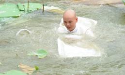 Phan Đinh Tùng lao xuống ao cứu vợ chưa cưới