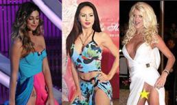 Những chiếc váy "gây tò mò" với nội y của sao