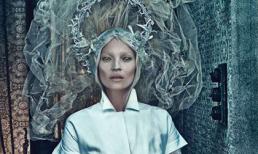 Sốc với tạo hình 'ma quái' của Kate Moss