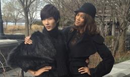 Hoàng Thuỳ "chạm mặt" siêu mẫu Tyra Banks ở New York