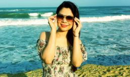 Thanh Thảo xinh tươi trước biển