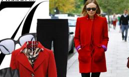 Mix đồ với áo đỏ nóng bỏng như Sao 