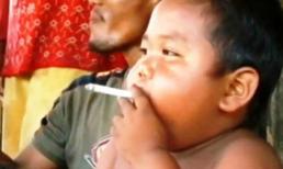 Bé trai 8 tuổi hút... 40 điếu thuốc lá mỗi ngày