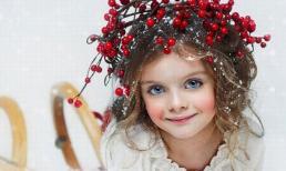 Ngỡ ngàng vẻ đẹp thiên thần của người mẫu 4 tuổi