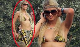 Paris Hilton mặc bikini "không thấy ngực"