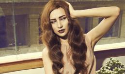 Hoa hậu Ngọc Diễm đẹp hút hồn với tóc vàng, mắt nâu