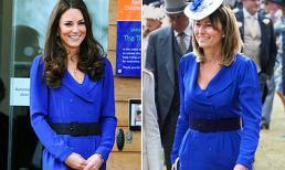 Công nương Kate Middleton "nghiện"... mặc lại đồ của mẹ và em