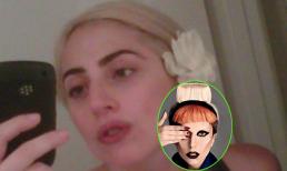 Gaga khoe ảnh mặt mộc "hiền như cục bột"