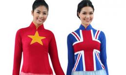 Những chiếc áo dài có 1-0-2 của mỹ nhân Việt