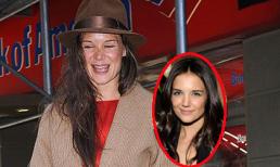 Katie Holmes gây chú ý với khuôn mặt 'biến dạng'