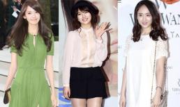 'Học lỏm' thời trang giao mùa của Sao Hàn