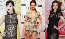 Sao Âu Á "đọ da thịt" với váy xuyên thấu