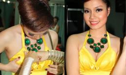 "Cười nóng" 10h10: Ngọc Anh khâu váy che vòng 1 đầy, các mỹ nhân đồng loạt "xuống tóc" !!! (80)