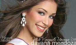 Hoa hậu Hoàn Vũ 2008 Dayana Mendoza khóc khi nói về gia đình, bạn bè