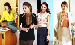 Làm điệu với áo bèo nhún