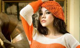 Trà Ngọc Hằng tươi trẻ với sắc cam