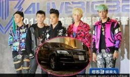 Big Bang được đưa đón bằng xe "khủng"