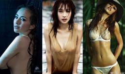 "Bỏng mắt" với cơ thể ẩm ướt của sao