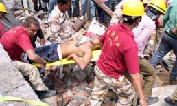 Sập nhà kinh hoàng tại Ấn Độ, chôn sống 250 người