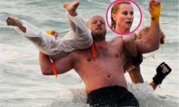 Nicollette Sheridan "vật lộn" với bạn trai trên biển