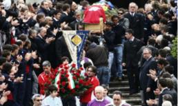 Hàng ngàn người tiễn đưa cầu thủ Morosini về với đất