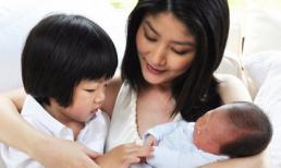 Trần Tuệ Lâm khoe "quý tử rồng"